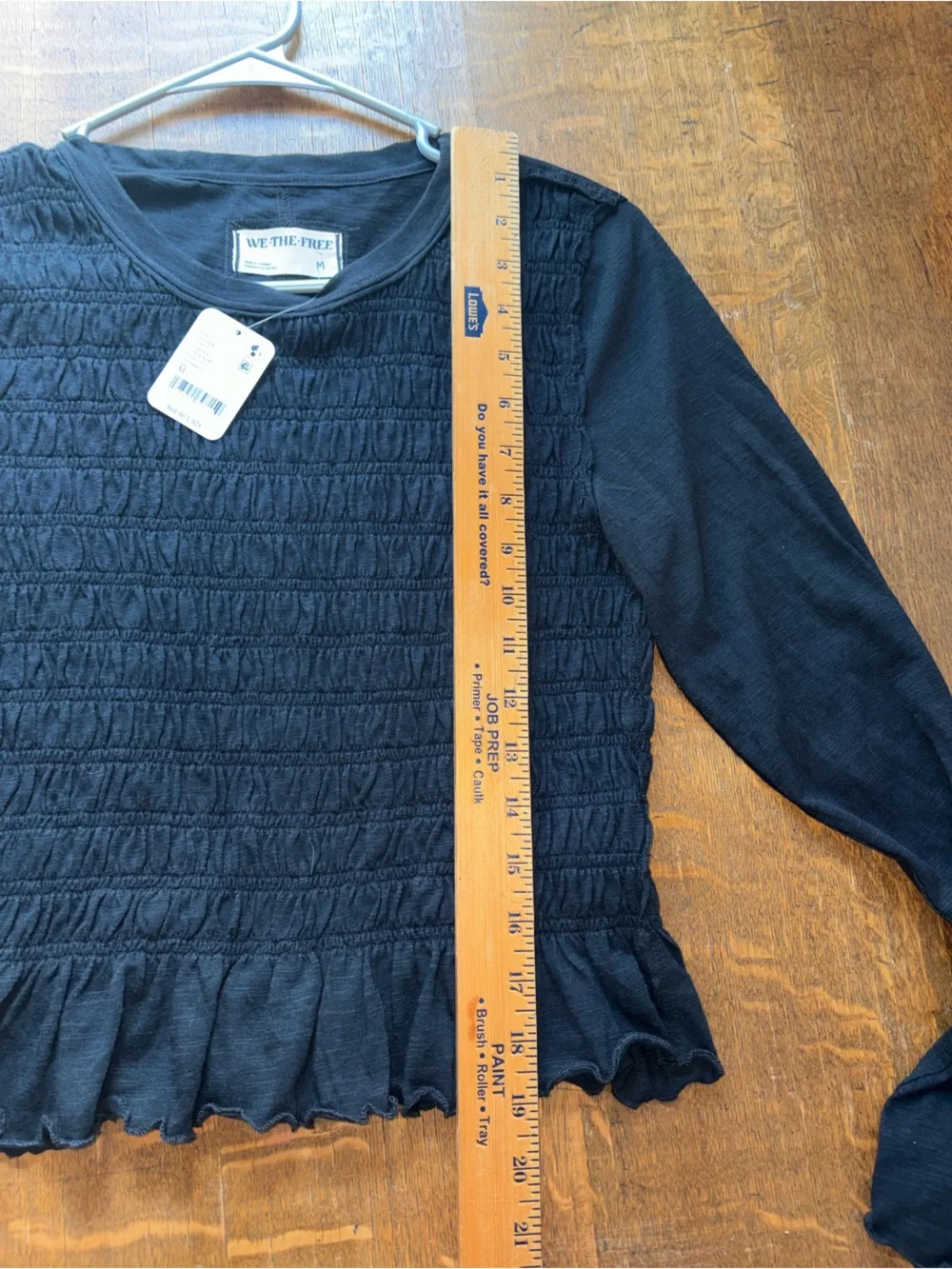 Free People - We The Free Sylvie Long Sleeve Top- NWT